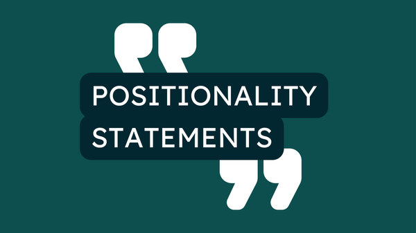 Positionality is credibility 👩🏽‍🏫